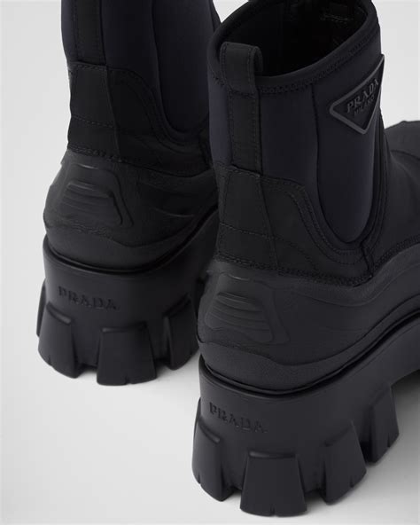 prada nylon schwarz|Prada re nylon boots.